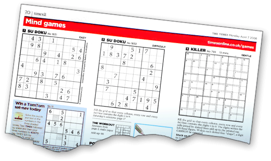 The TImes2 Sudoku Page